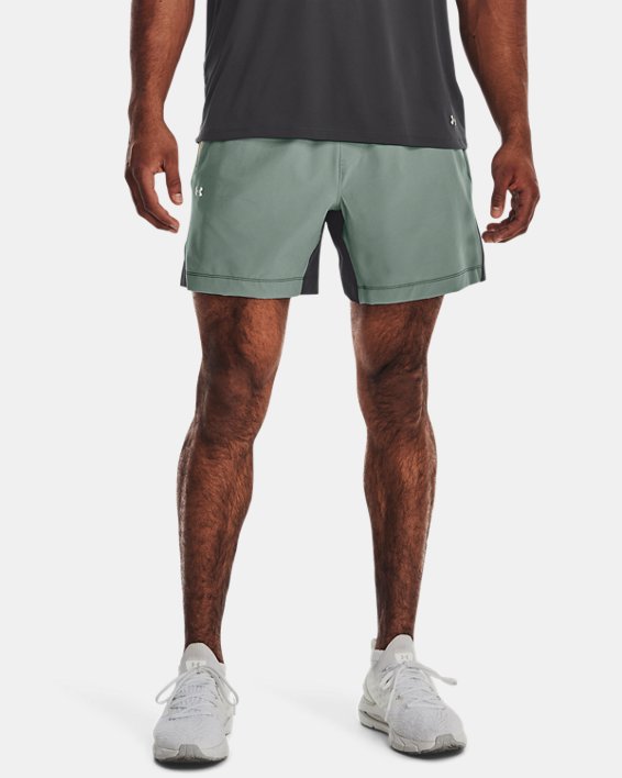 Men's UA Terrain Woven Shorts, Gray, pdpMainDesktop image number 0